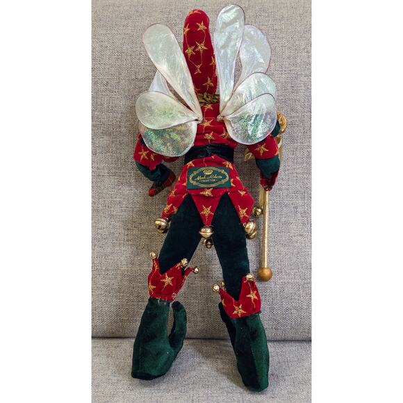 Mark Roberts Christmas Jester Fairy figure 16" tall collectible holiday retired - Picture 2 of 5